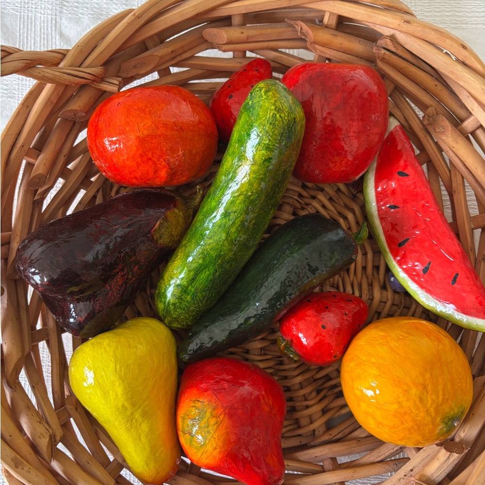 Colorful Faux Fruit Decor